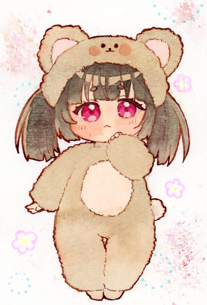 東北きりたん イラスト原画