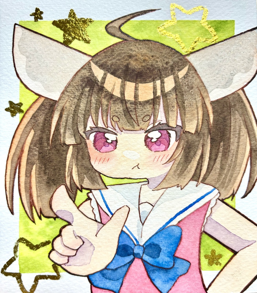 東北きりたん イラスト原画