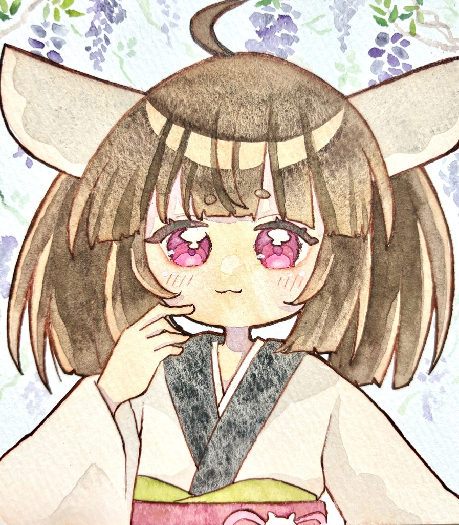 東北きりたん イラスト原画