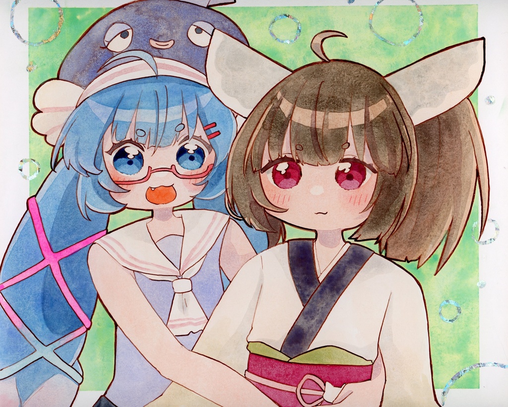 東北きりたん イラスト原画