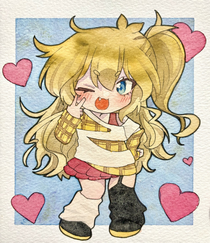 春日部つむぎ 小色紙