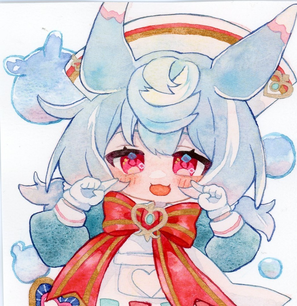 原神　イラスト原画