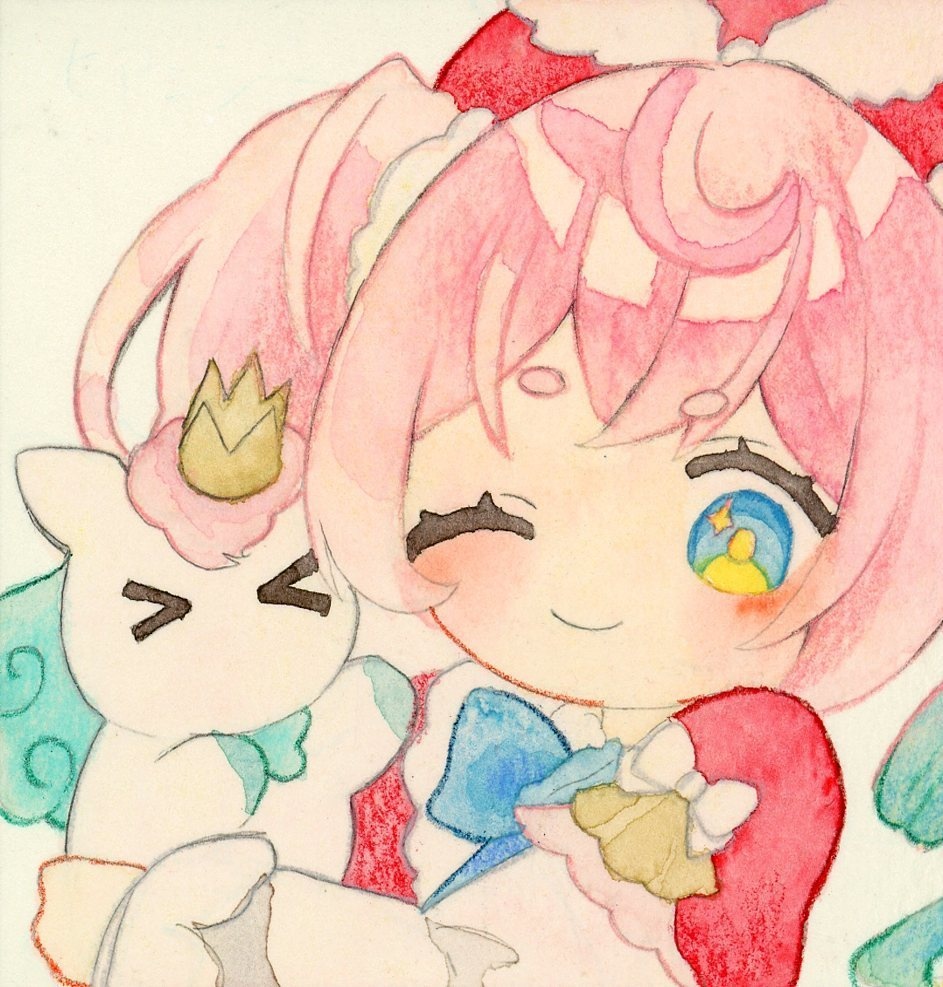 崩スタ　ヒアンシー　豆色紙