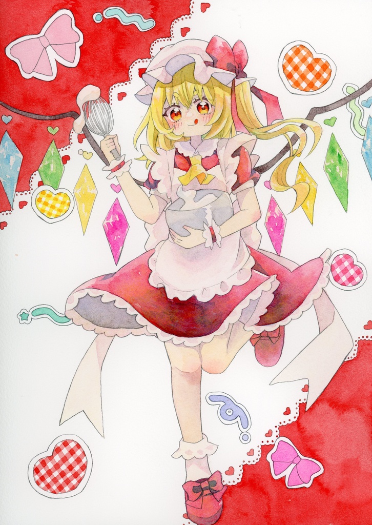 A4サイズ原画 フランドール・スカーレット