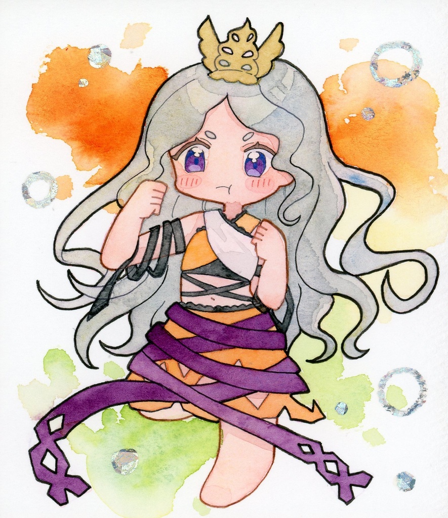 小色紙サイズ原画