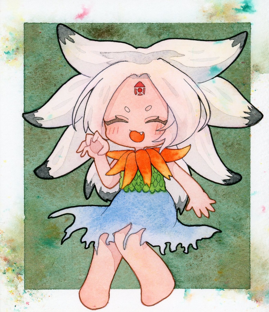 小色紙サイズ原画