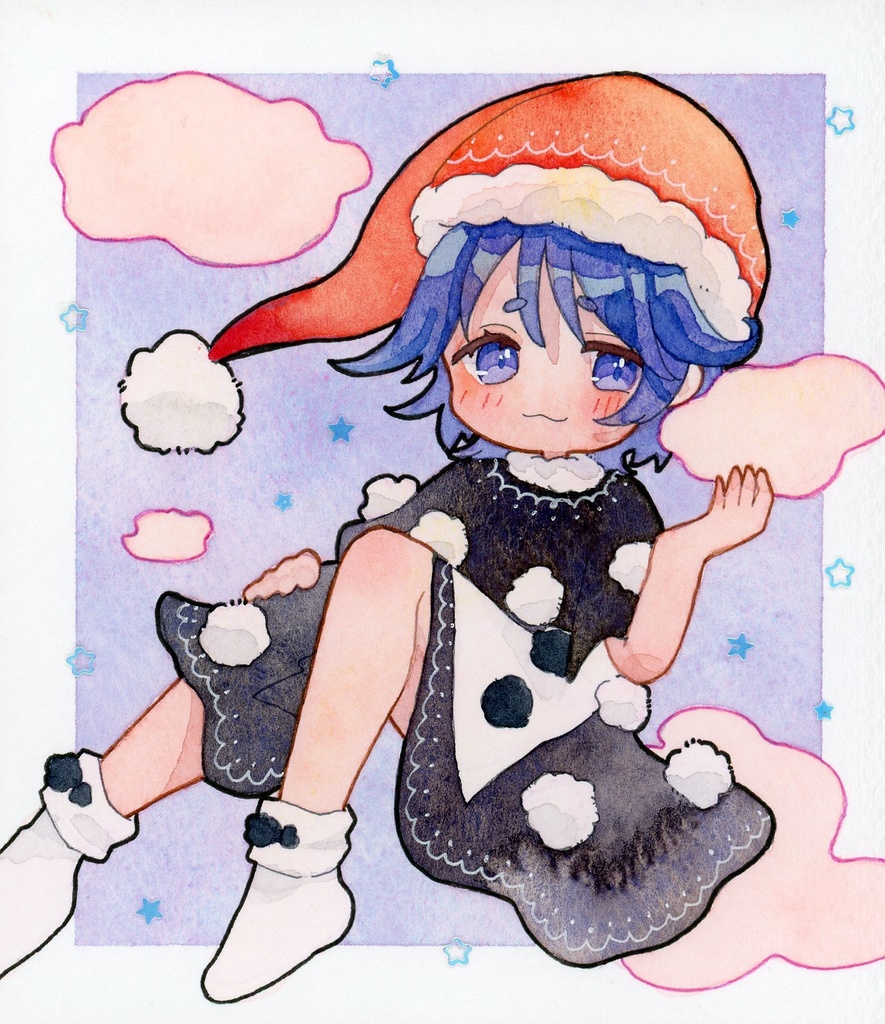 小色紙サイズ原画