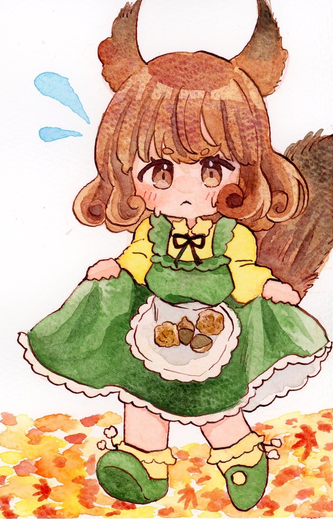 オリジナルキャラクター ポストカードサイズ原画