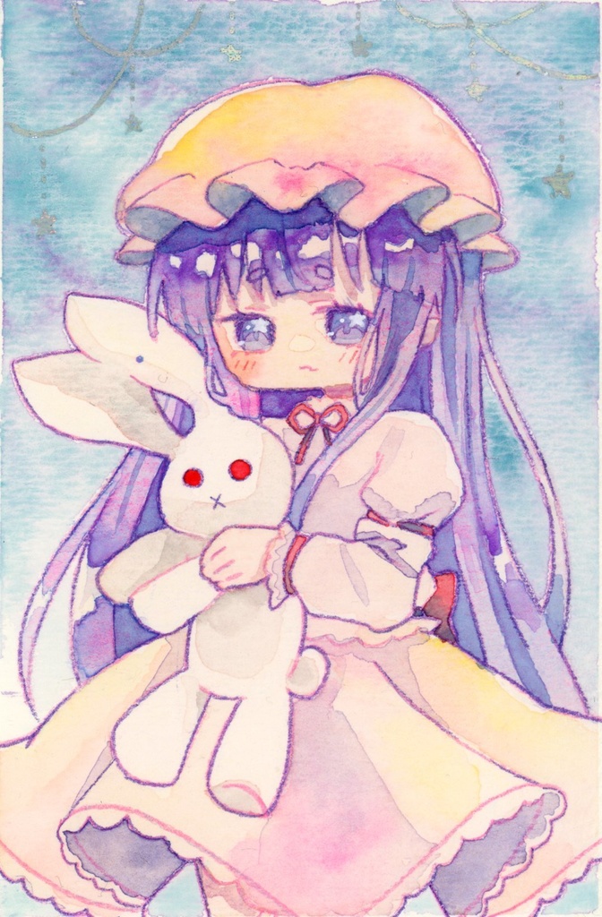 オリジナルキャラクター ポストカードサイズ原画