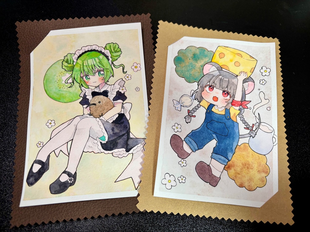 オリキャラ　ポストカードサイズ原画