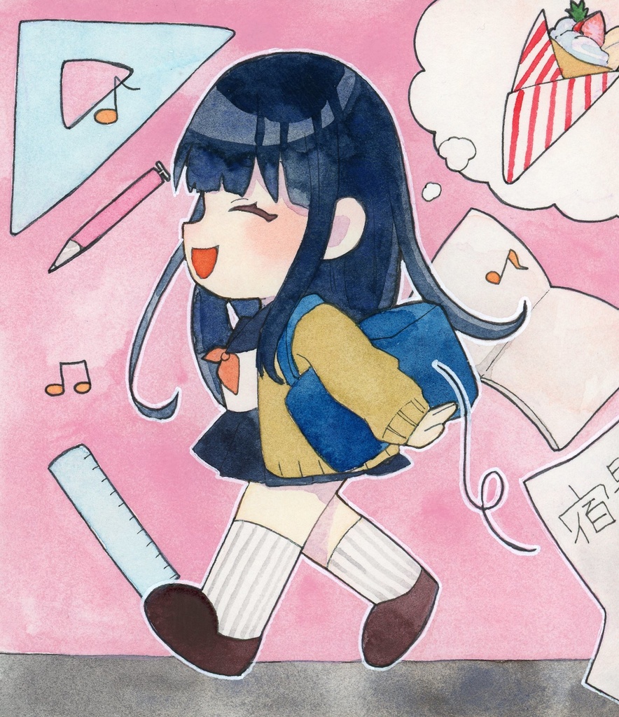 一次創作　小色紙