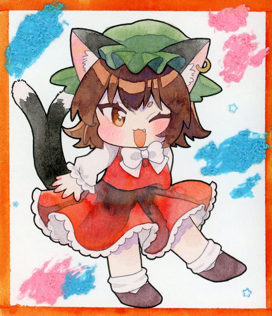 東方Project 小色紙サイズ原画