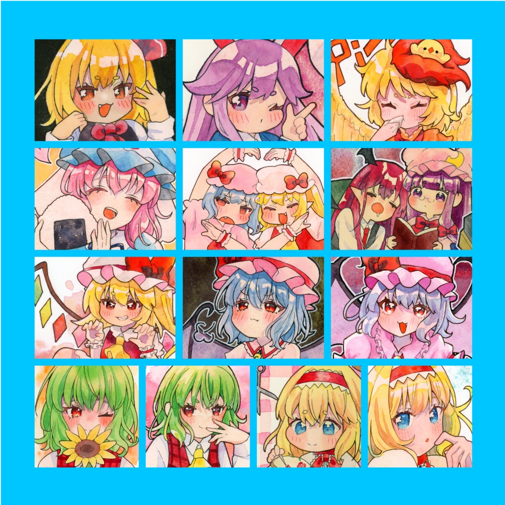 東方Project ポストカードサイズ原画