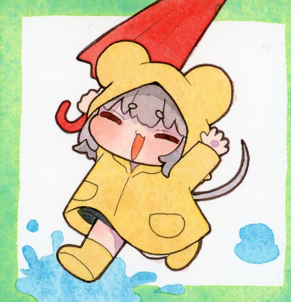 東方Project ナズーリン 原画色紙