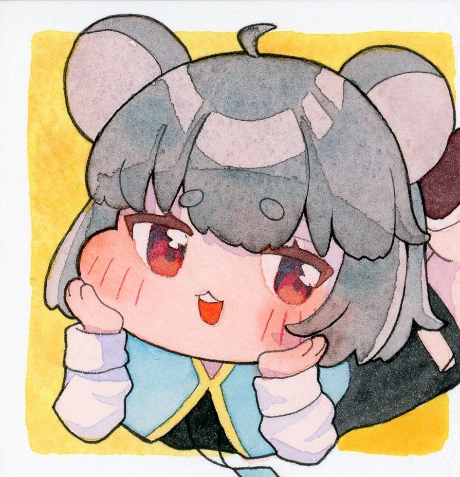 東方Project ナズーリン 原画色紙