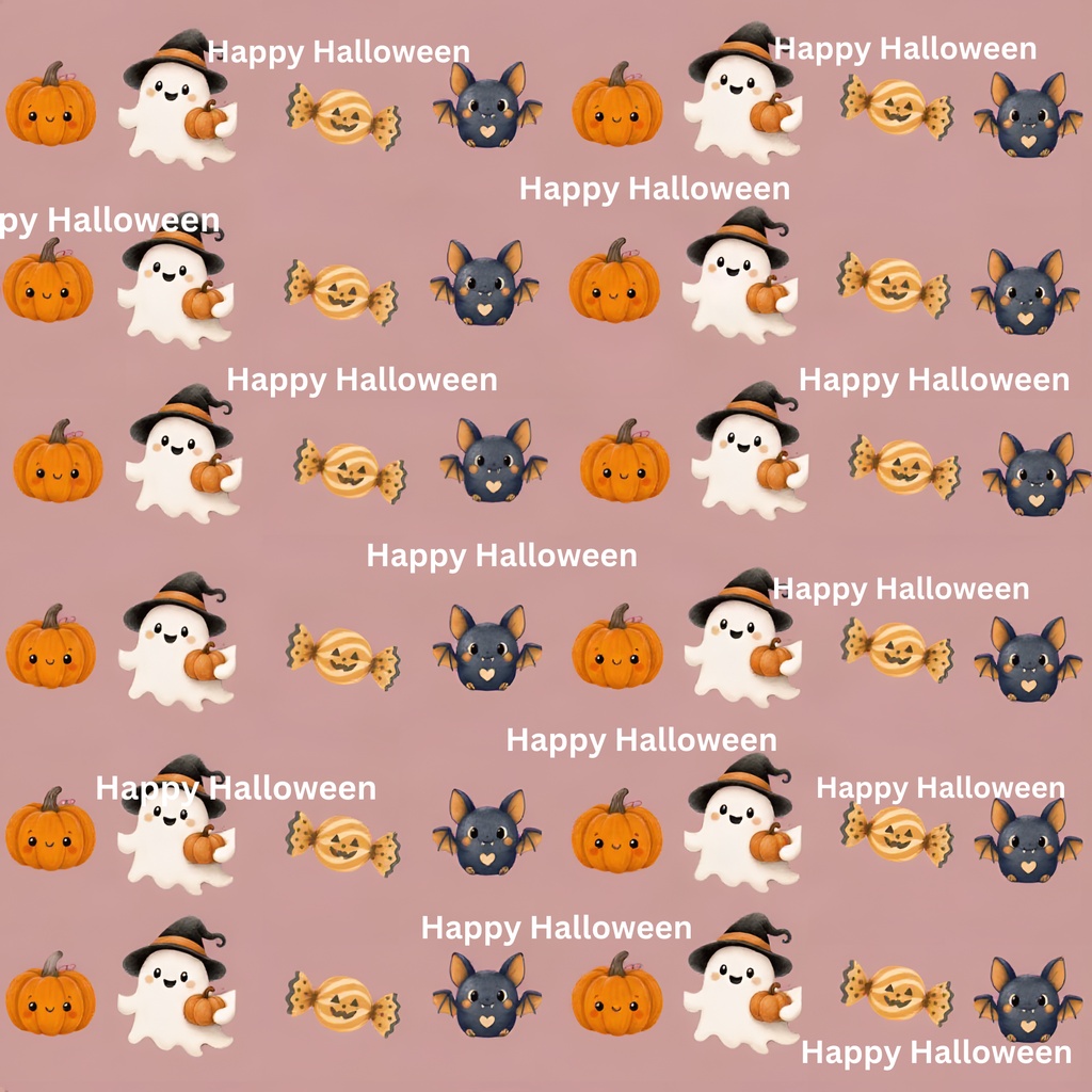 【商用利用OK】ハロウィン デジタルペーパー 6枚セット(パターン素材 )