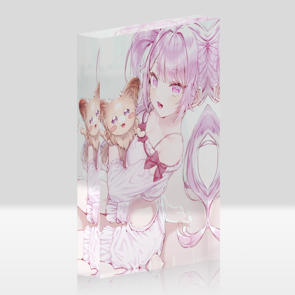 美堂まりあ&こゆきアクリルブロック