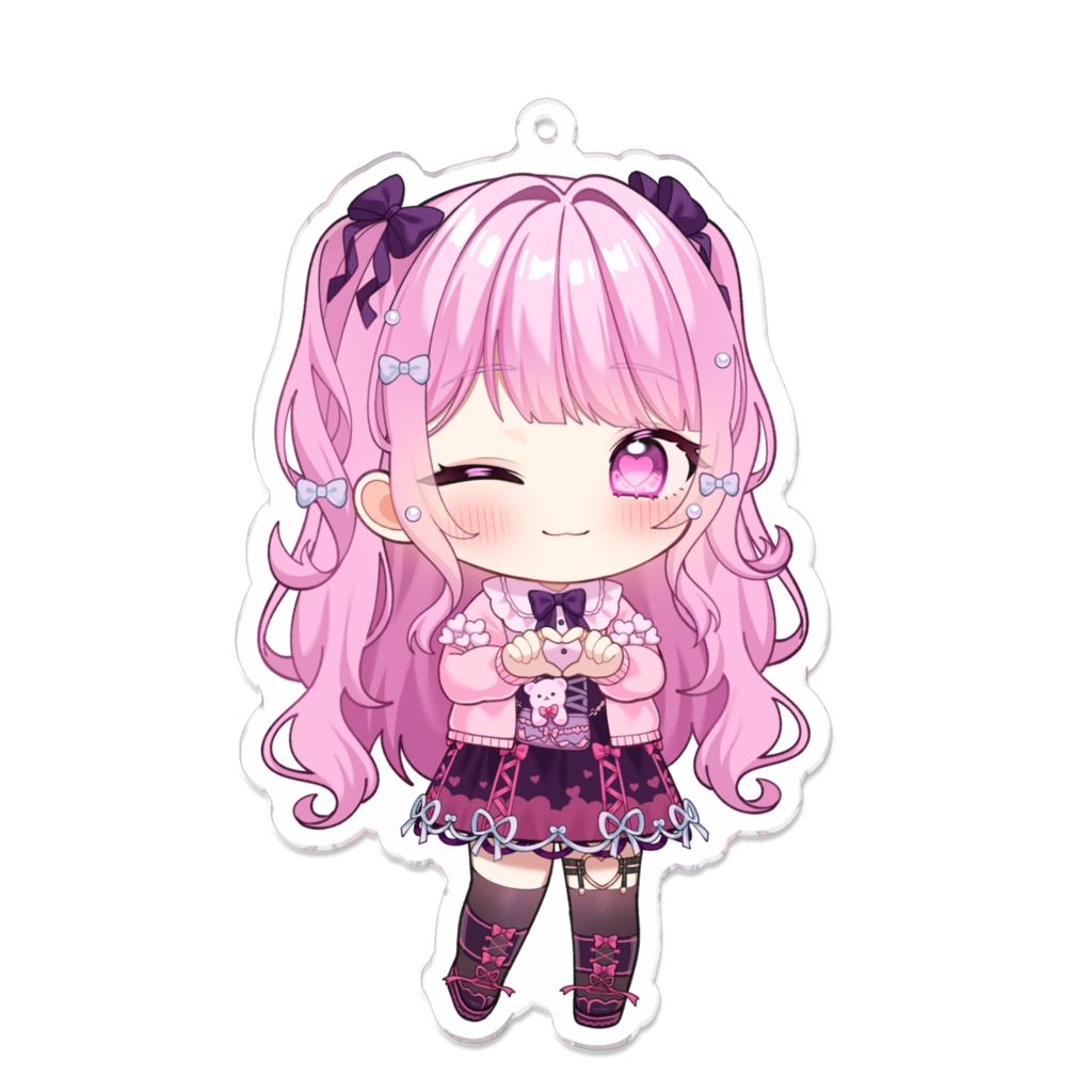 美堂まりあ地雷系デフォルメアクリルキーホルダー