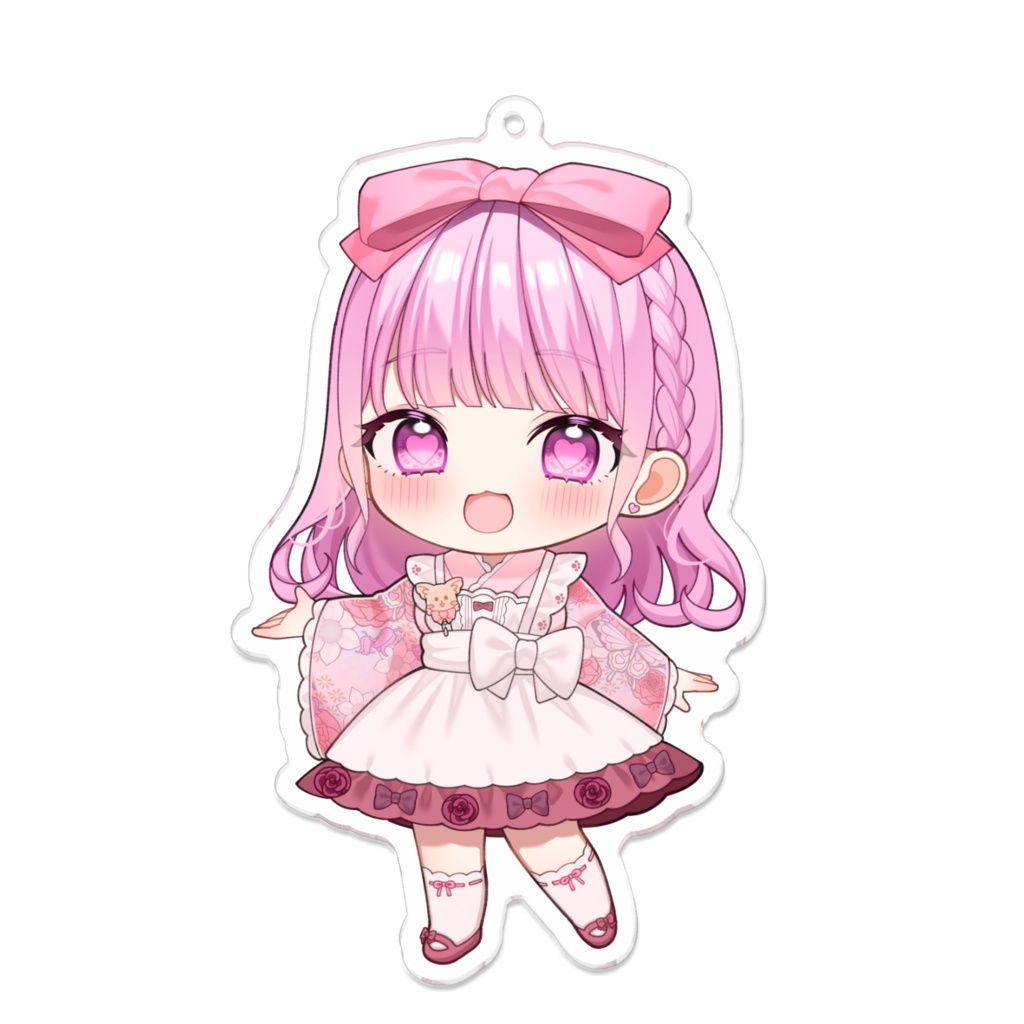 美堂まりあ和服デフォルメアクリルキーホルダー
