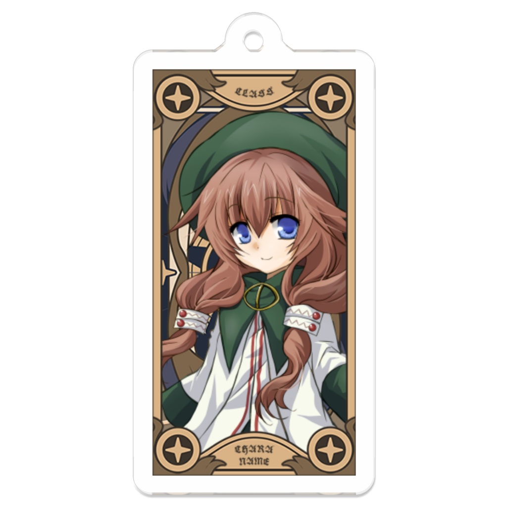 双子魔道士 タロット風アクリルキーホルダー（エクリエル）