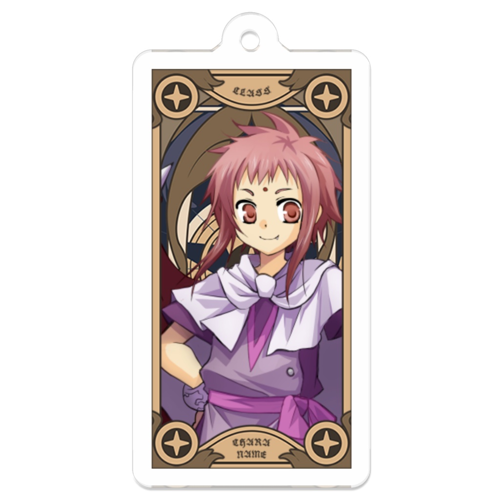 双子魔道士 タロット風アクリルキーホルダー(リュオン)