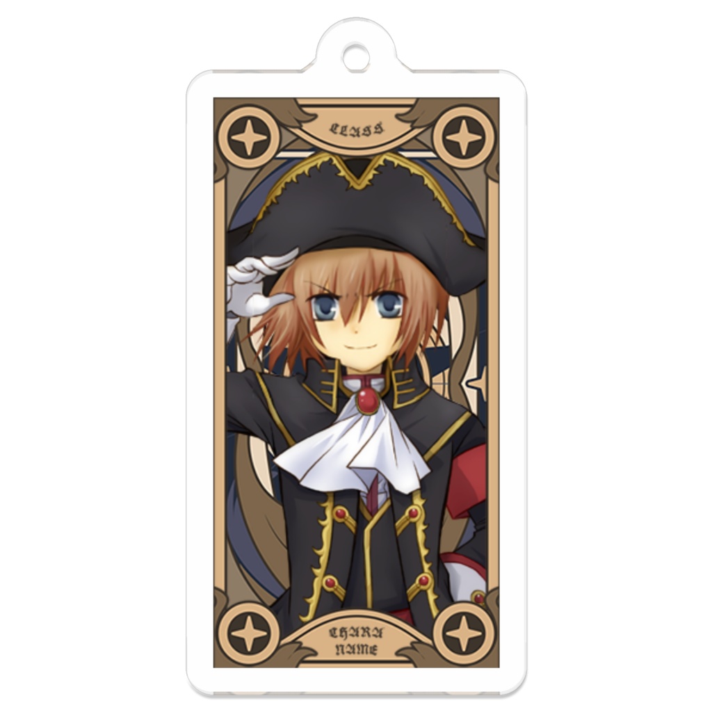 双子魔道士 タロット風アクリルキーホルダー（クリム）