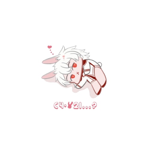 ペロキャンキーホルダー【ハイレグパイスー白うさ621】