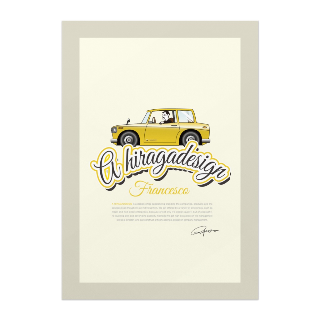 フランチェスコ_ポスターcar F_PS01(Y)