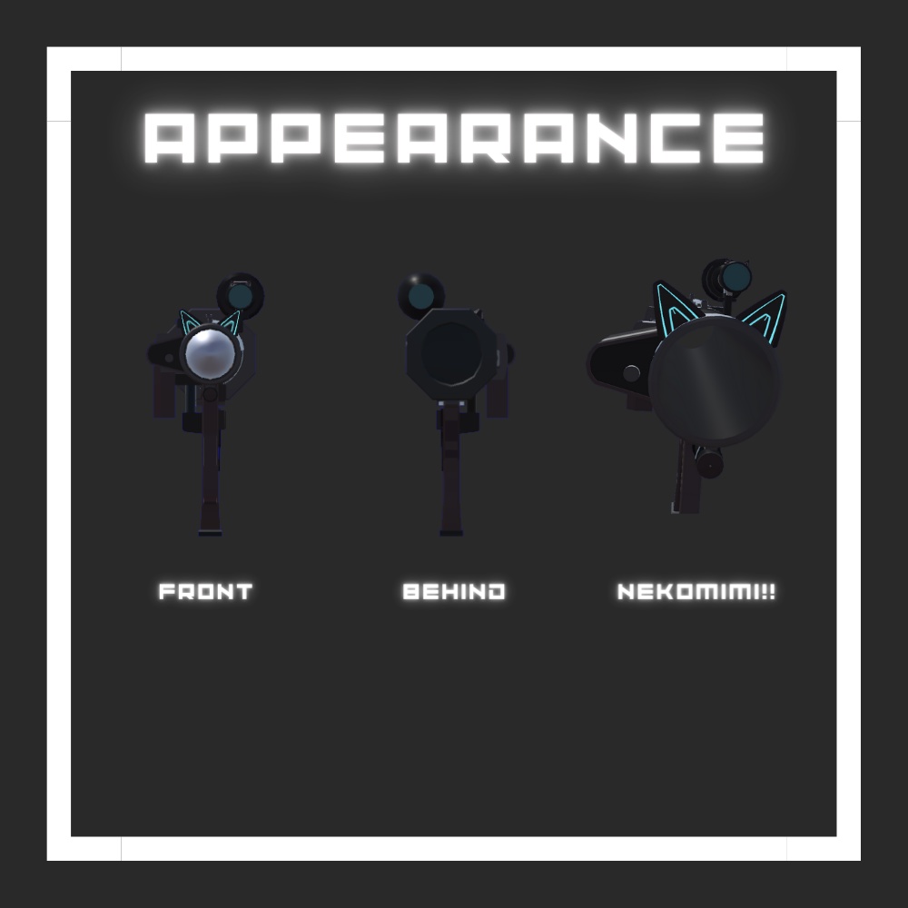 【VRChat想定3Dモデル】S.M.E.Wロケットランチャー