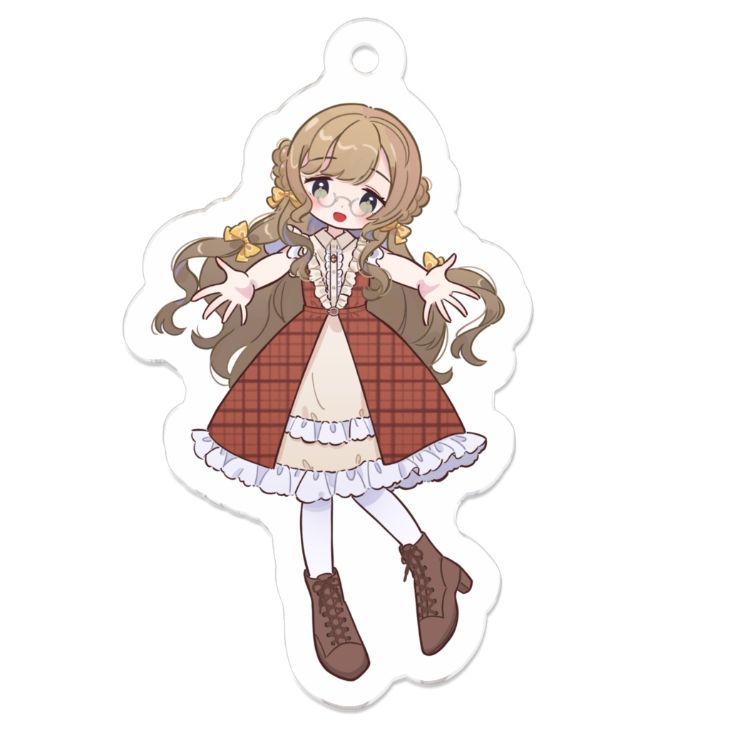 【木野瀬らく】こっちおいで！アクリルキーホルダー