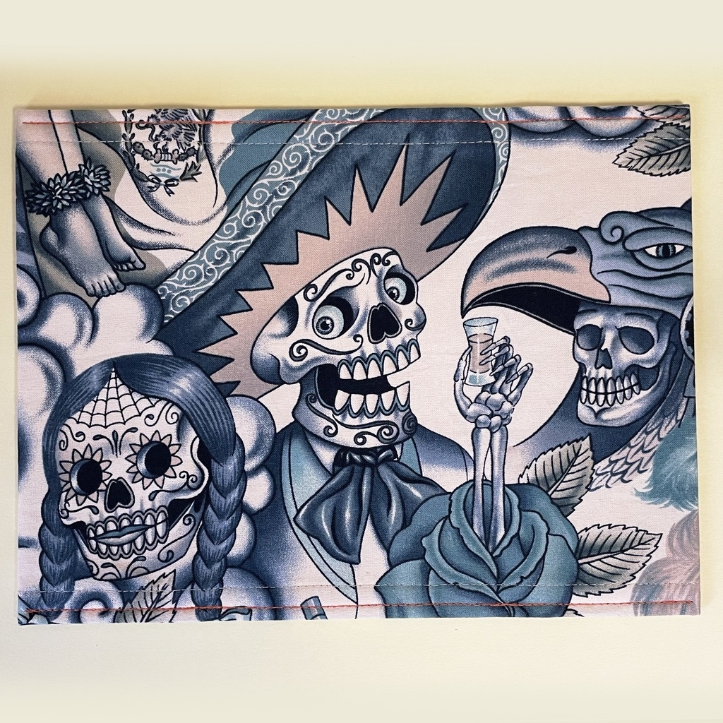 ブックカバー 少年コミックサイズ【💀アステカな骸骨🌵】 コミック