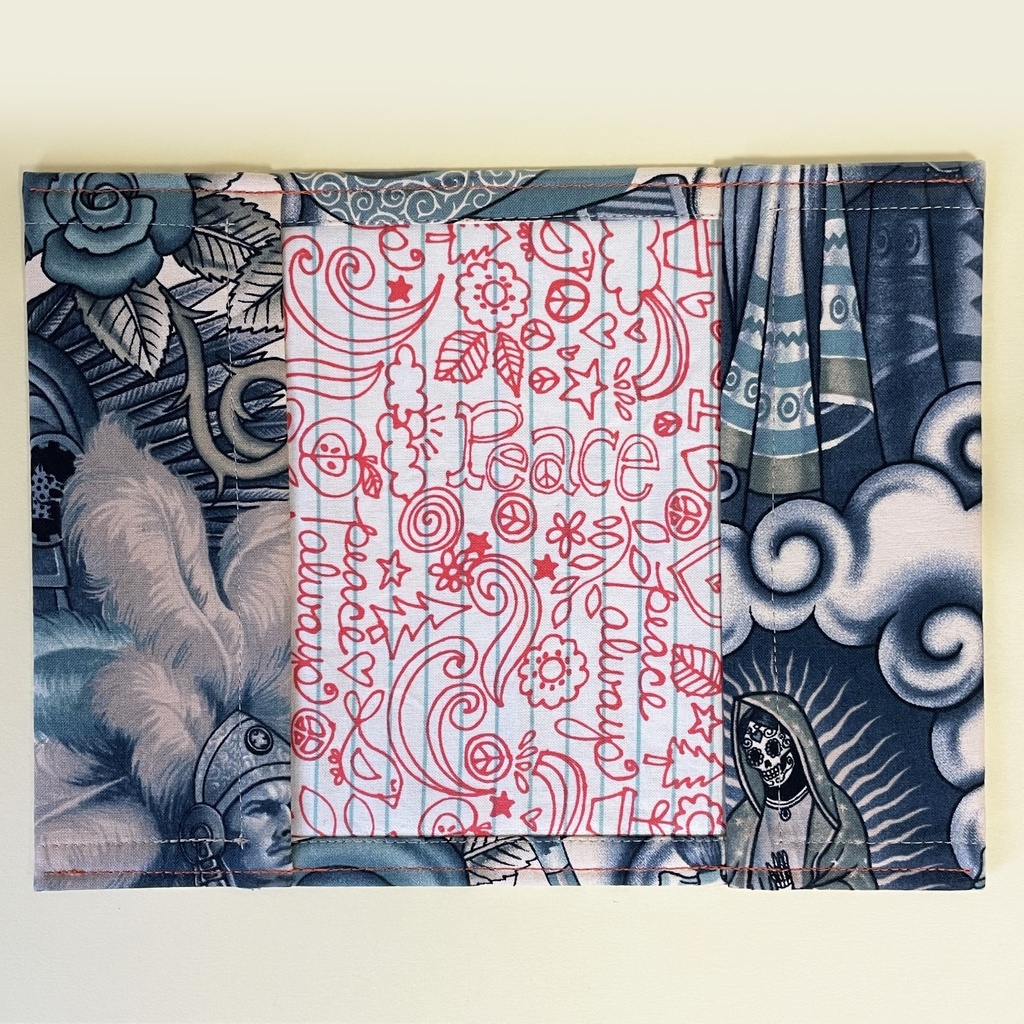 ブックカバー 少年コミックサイズ【💀アステカな骸骨🌵】 コミック