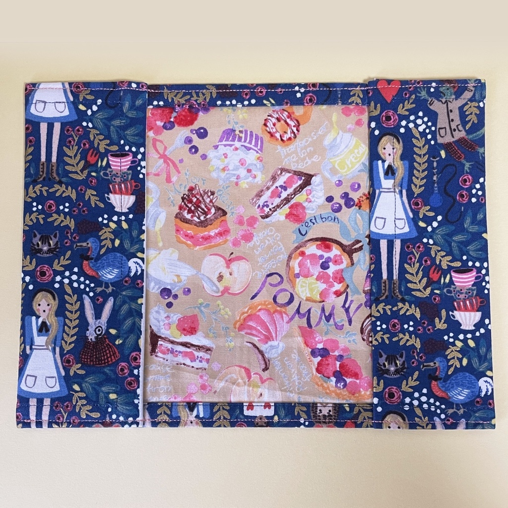 ブックカバー 少年コミックサイズ【🎩アリス うさぎ🐰】 コミック