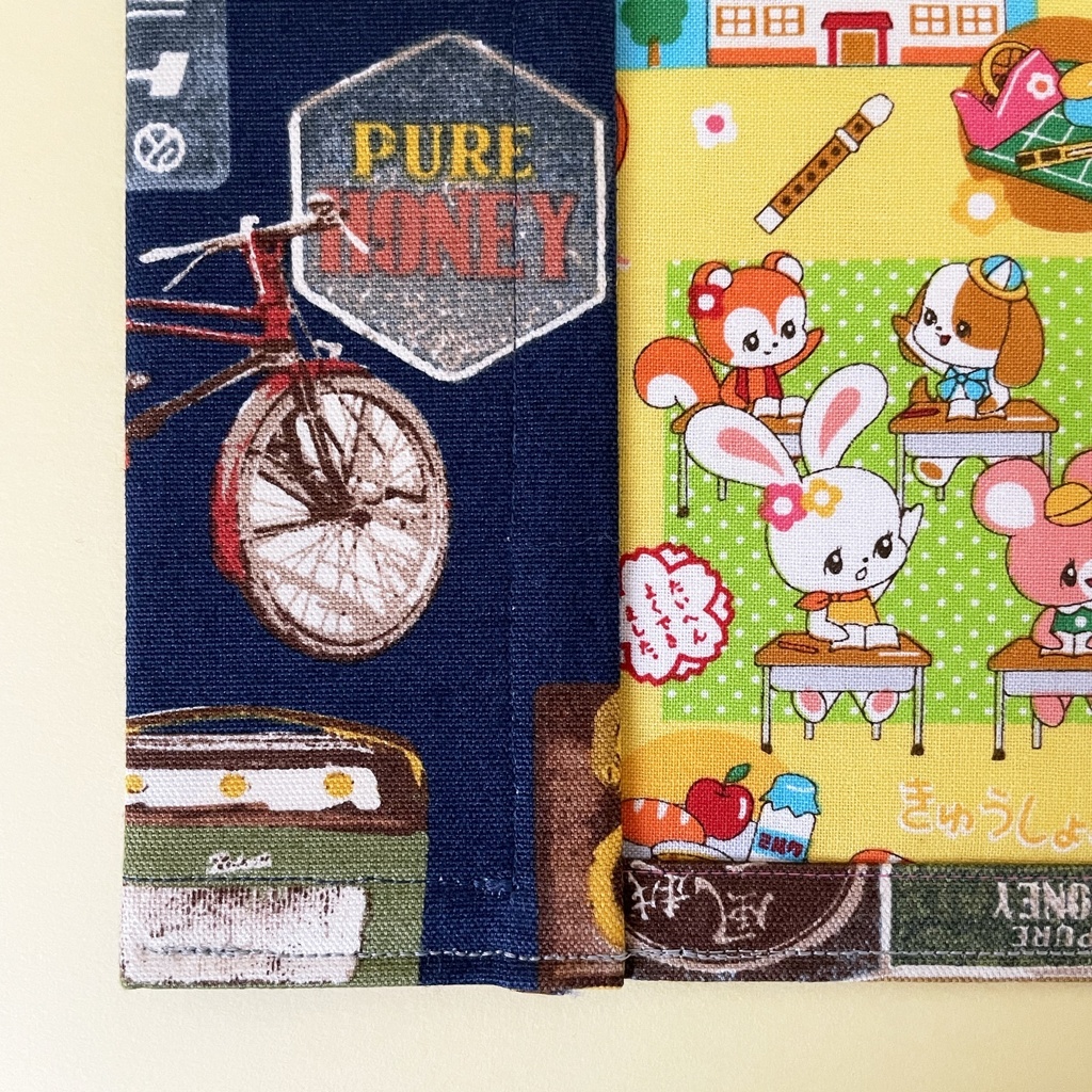 ブックカバー 少年コミックサイズ【👘昭和レトロ 自転車🚲】 コミック