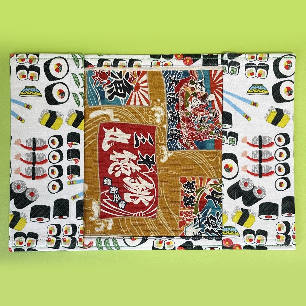 ブックカバー 青年コミックサイズ 【🍣お寿司🍵】