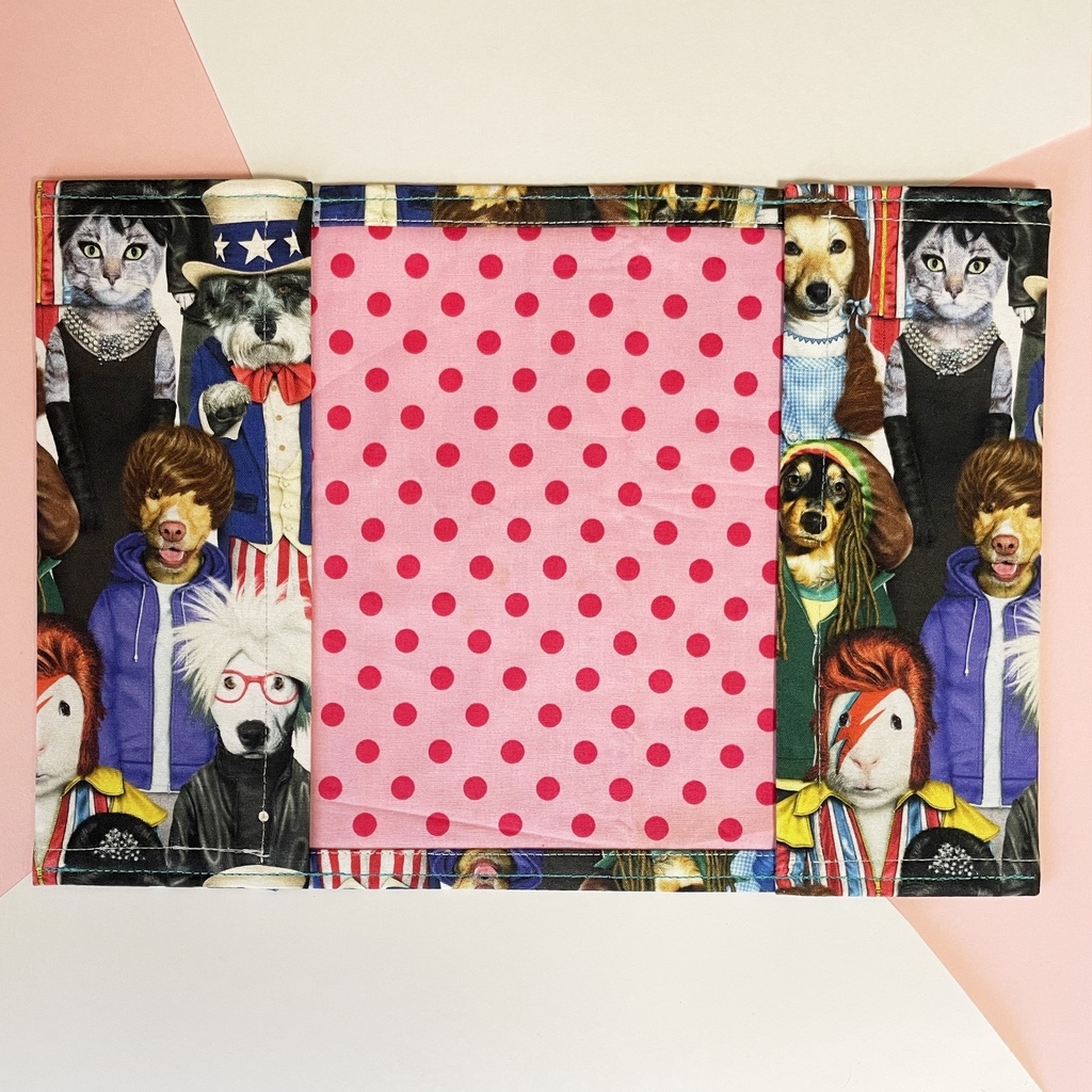 ブックカバー ハードカバーサイズ 【🐶PETS ROCK🕺マイケル入り】