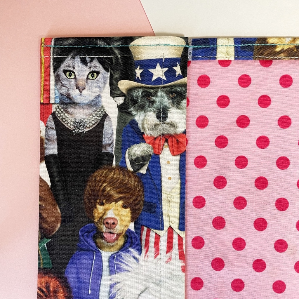 ブックカバー ハードカバーサイズ 【🐶PETS ROCK🕺マイケル入り】