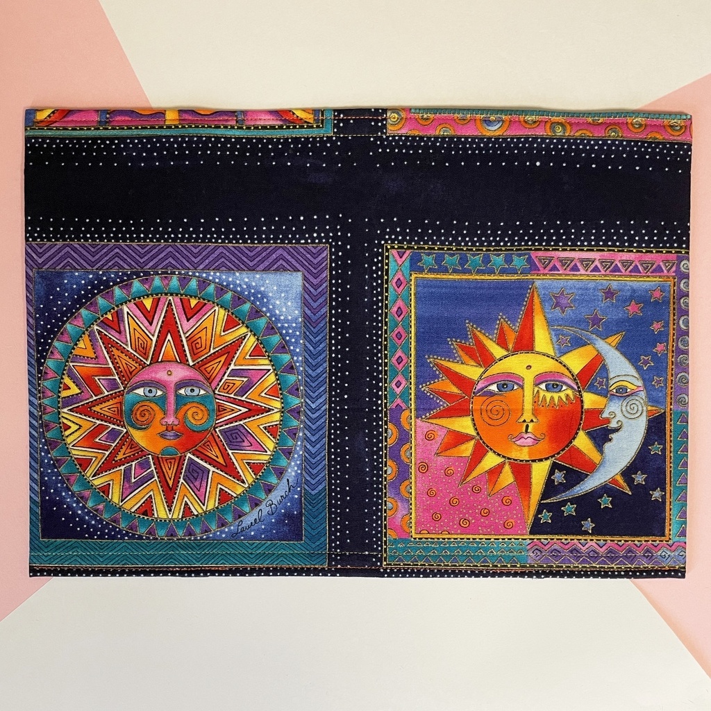 ブックカバー ハードカバーサイズ 【🌙月と太陽☀️】