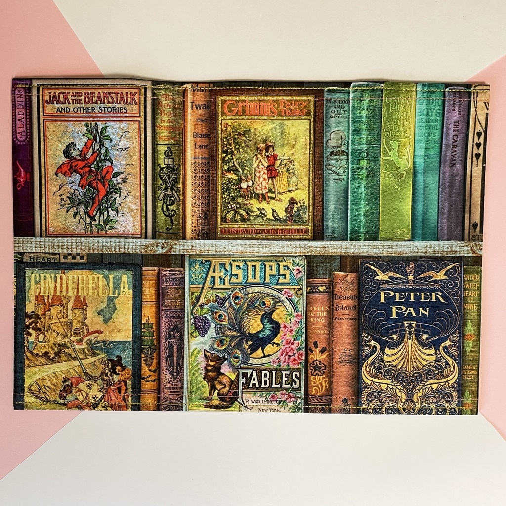 ブックカバー ハードカバーサイズ 【🌐世界の童話📚ラージver.】