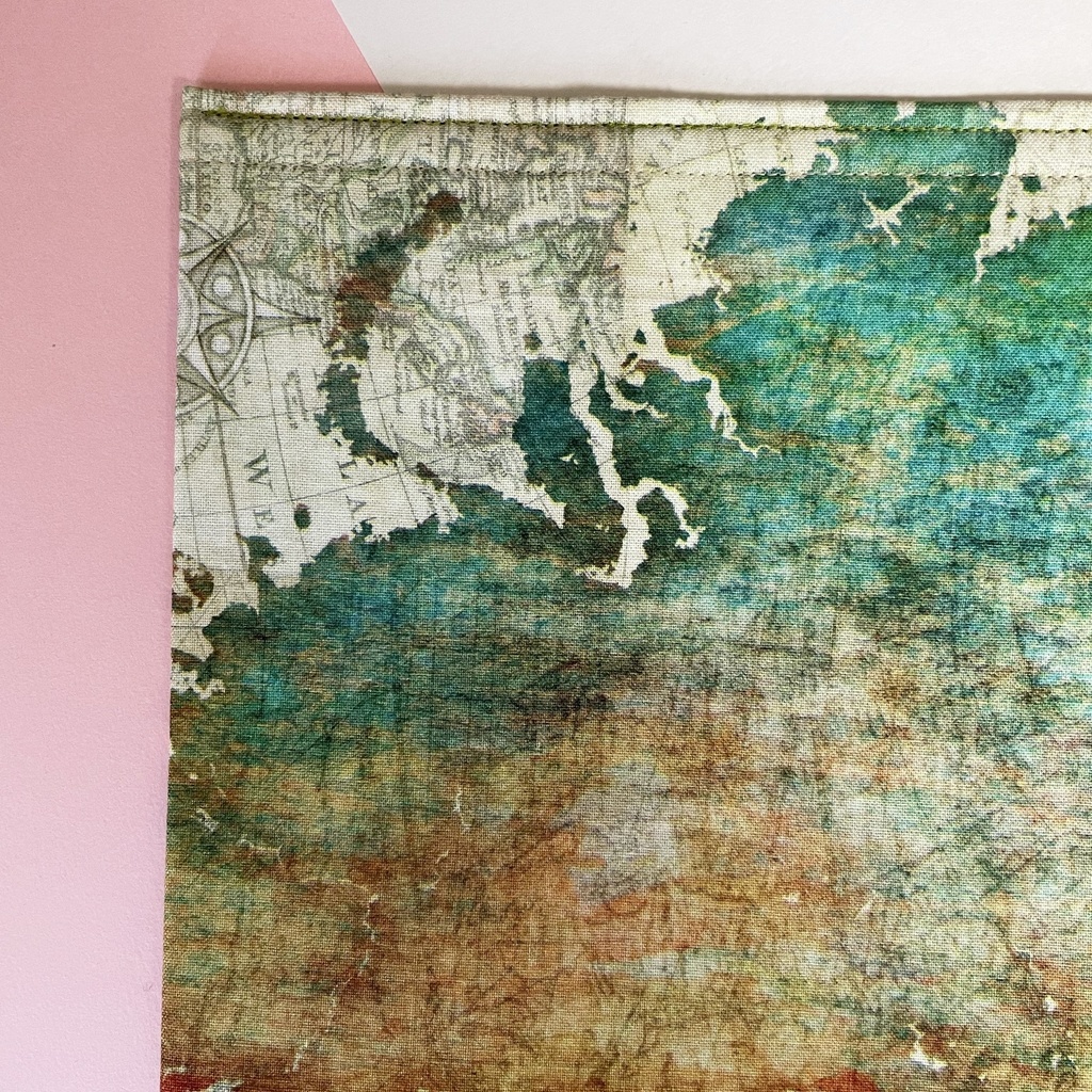 ブックカバー ハードカバーサイズ 【🗺アジア🛑ユーラシア大陸⛰️】