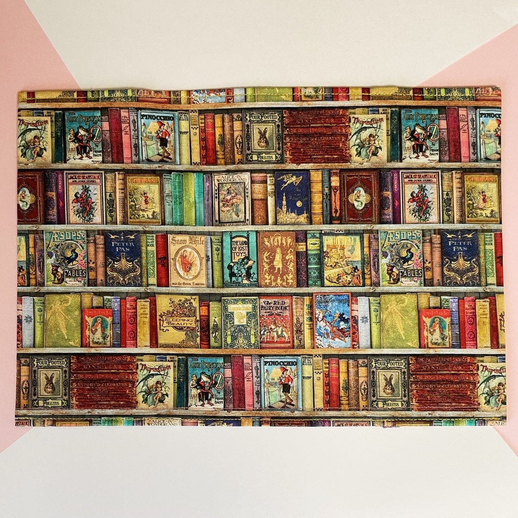 ブックカバー ハードカバーサイズ 【🌐世界の童話📖本棚📚】