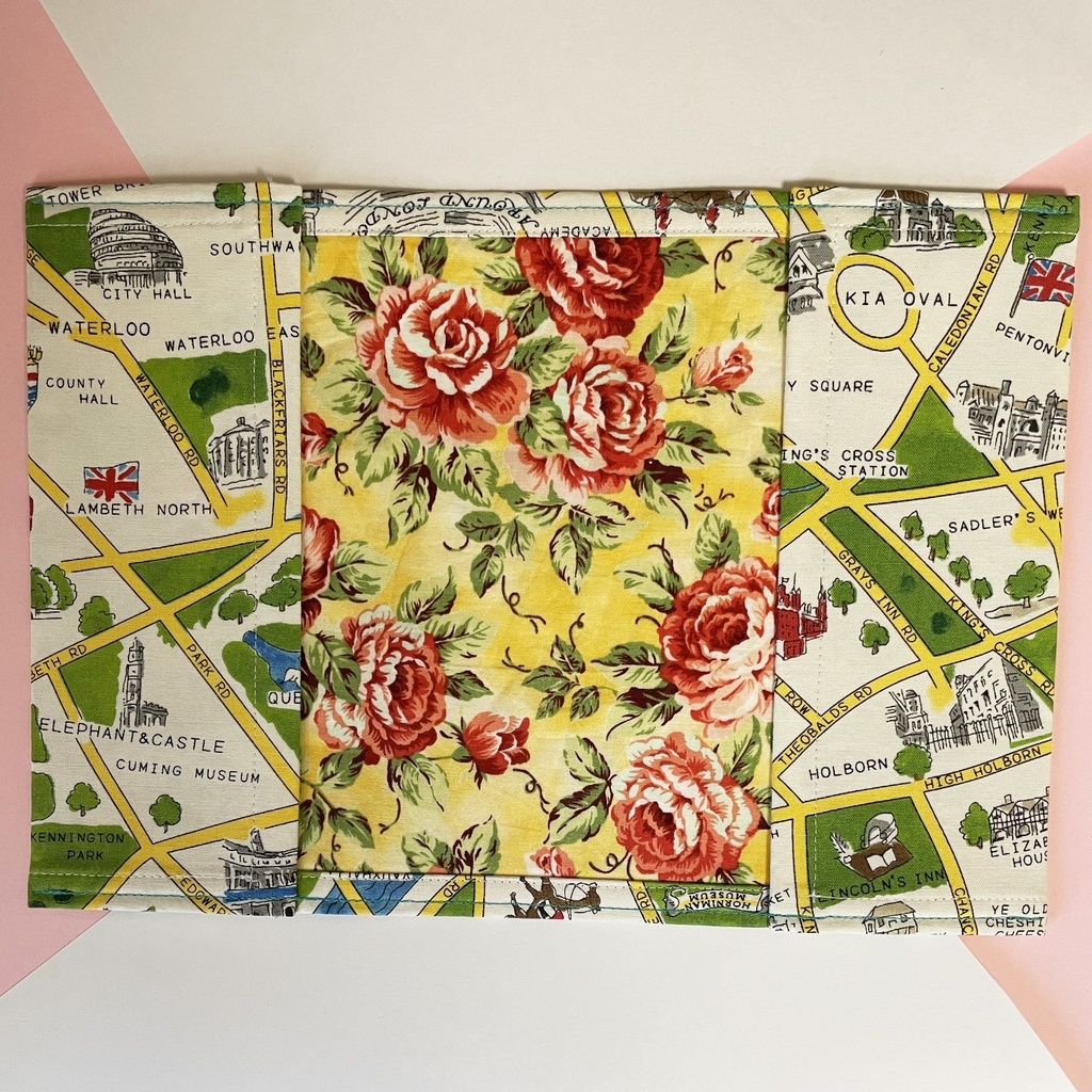ブックカバー ハードカバーサイズ 【🇬🇧LONDON MAP🗺晴れver.☀️】