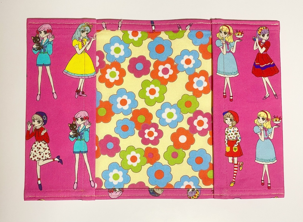 ブックカバー ハードカバーサイズ 【👭少女 アイドル オールスター👭】