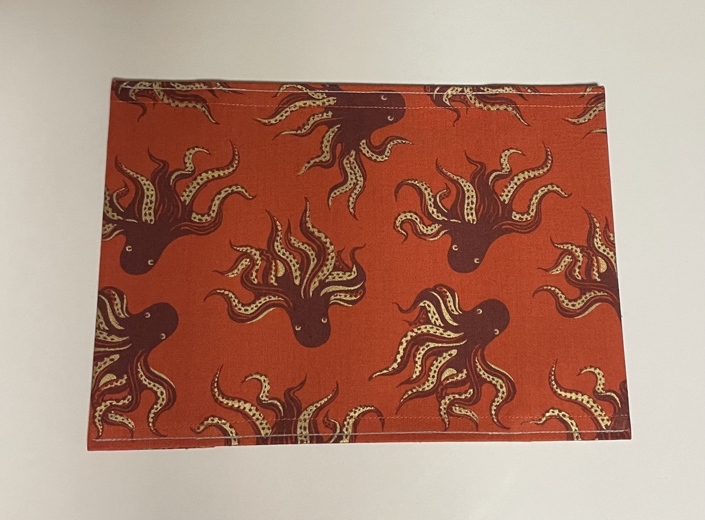 ブックカバー　文庫サイズ【🐙タコ R🐙】