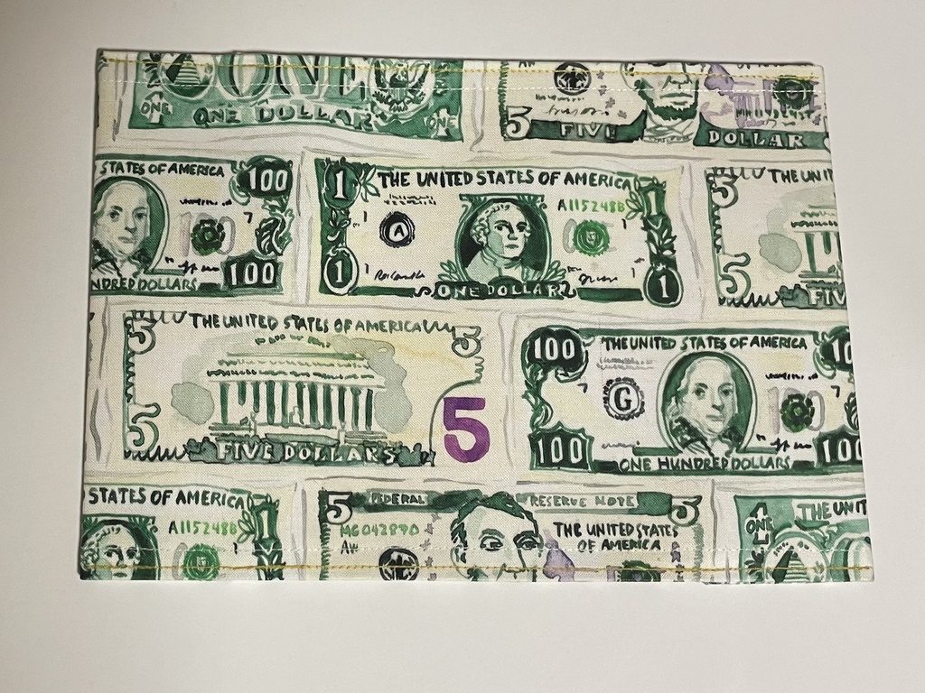 ブックカバー　文庫サイズ【💲カワイイ ドル札💵】