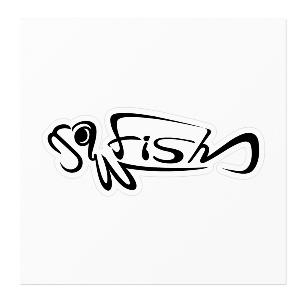 Jawfish★ロゴステッカー