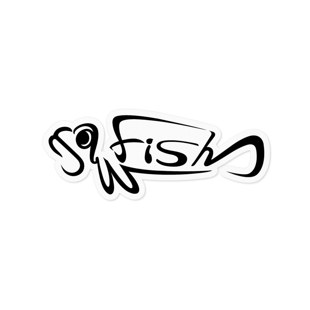 Jawfish★ロゴステッカー