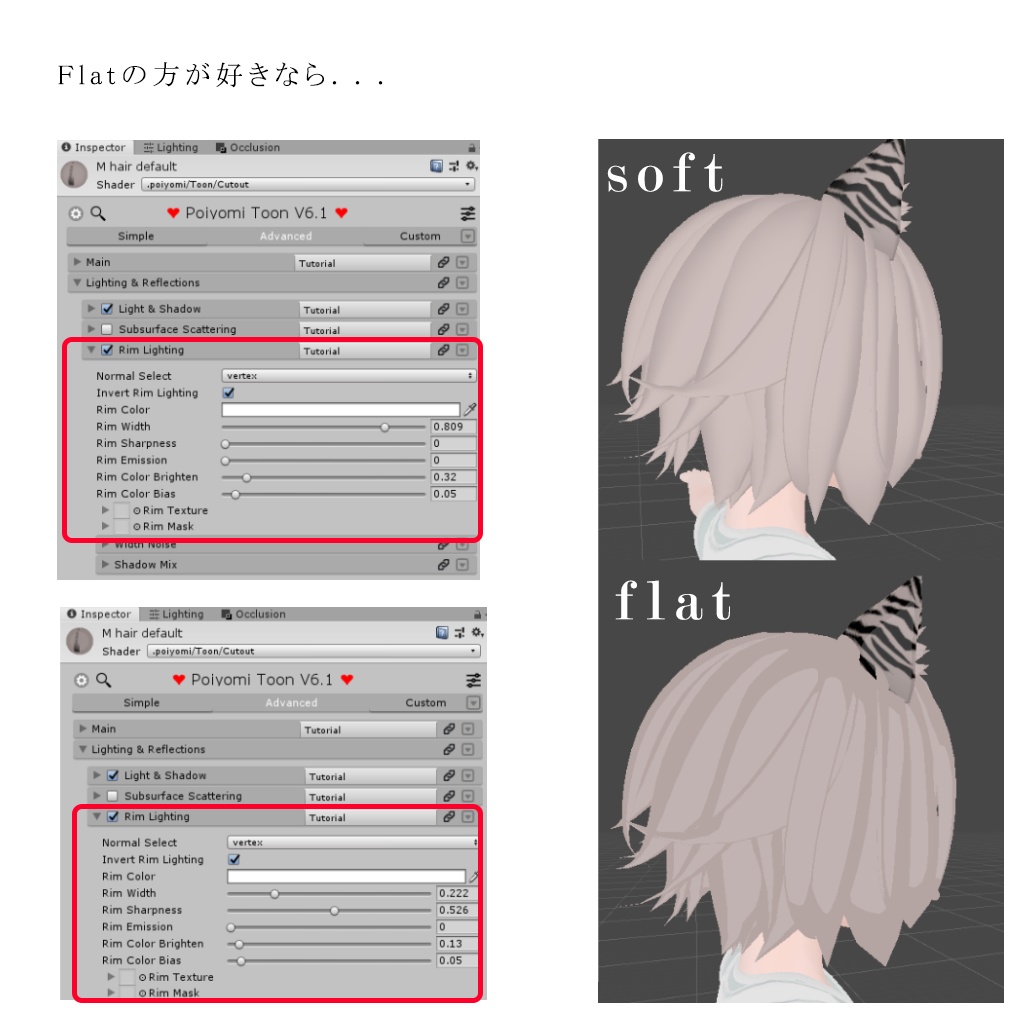 「墨藍モラン&霧青ウチン」オリジナル3Dモデル