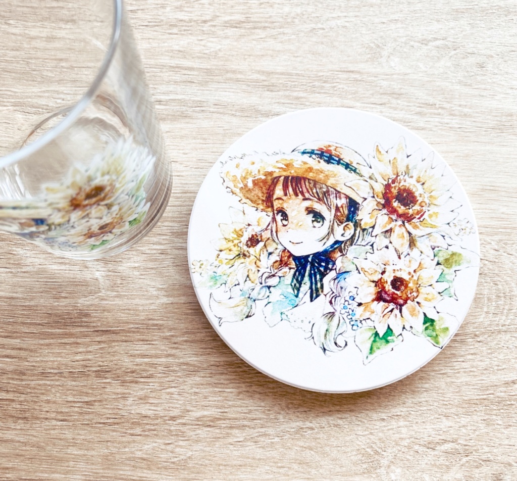 ひまわり コースター