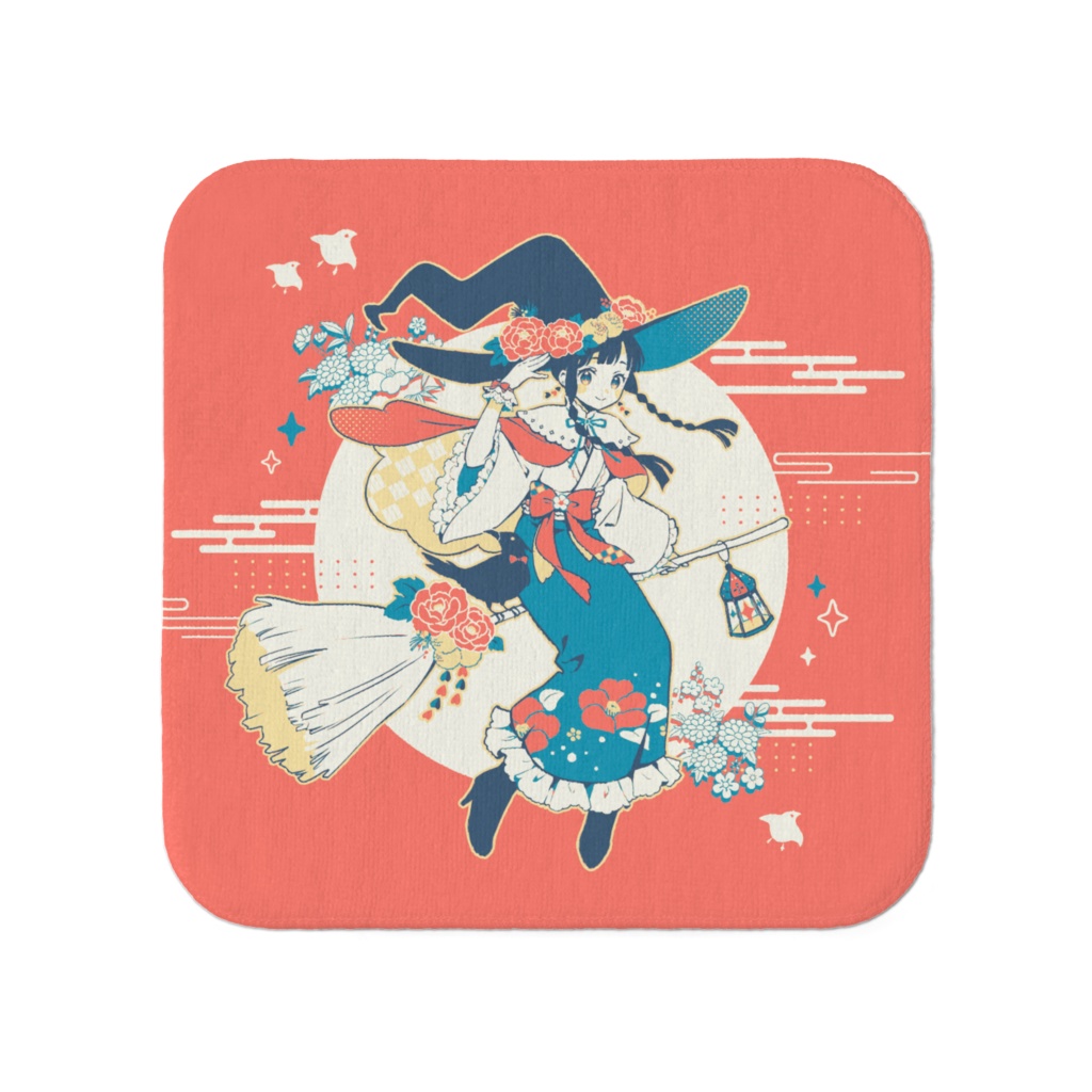 花と魔女 タオル